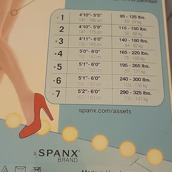 SPANX SHAPER MID THIGH NUDE COLOR SHORTS PANTY TUMMY CONTROL SLIMMING NWT SZ 3 - Picture 10 of 10